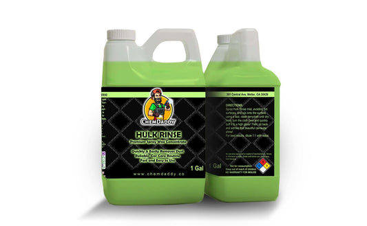 ChemDaddy's Hulk Rinse™ - Best Carnauba Spray Wax - Best Car Wax - ChemDaddy - Chemistry